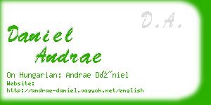 daniel andrae business card